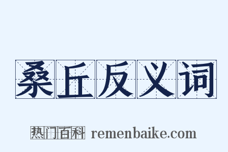 桑丘反义词是什么意思的图片